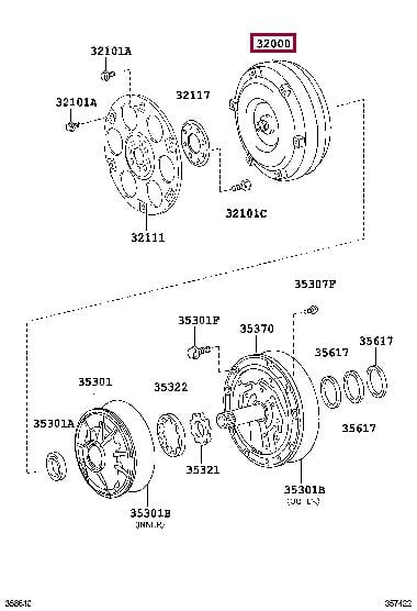 3200060350 Toyota Гидроблок