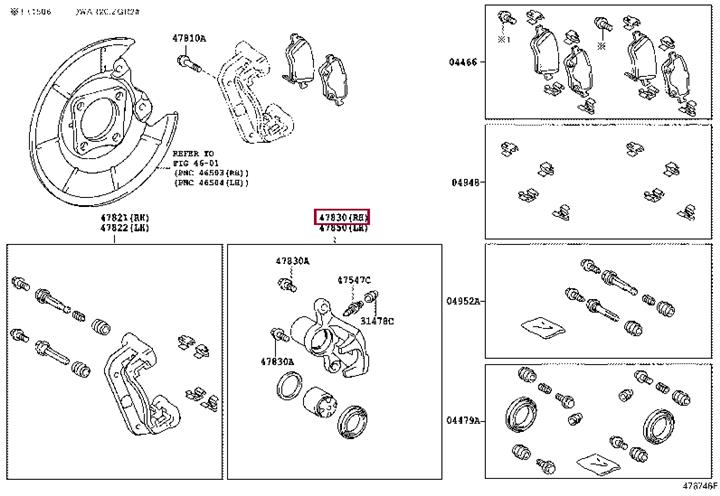 478300F020 Toyota Тормозной суппорт