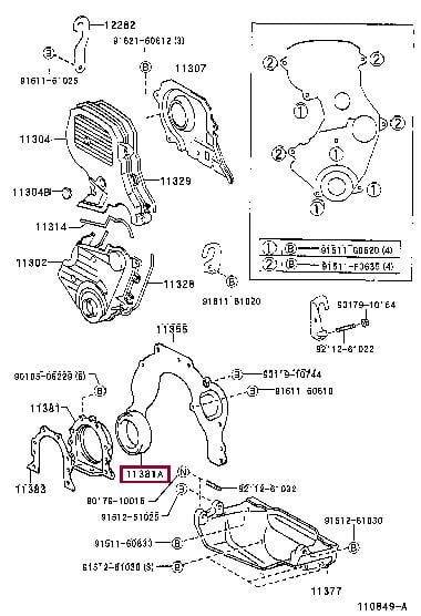 Коренной сальник Toyota Rav 4 (Тойота Рав 4): 9031185008 Toyota Сальник вала коленчатого задний