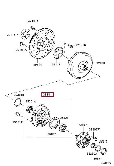 Купити Toyota 35035-52040 за низькою ціною в Україні!