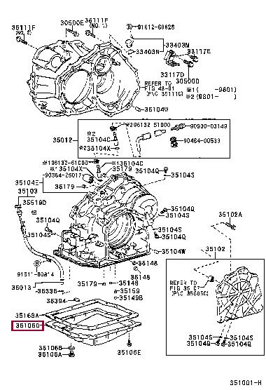 3510633030 Toyota Поддон масляный двигателя