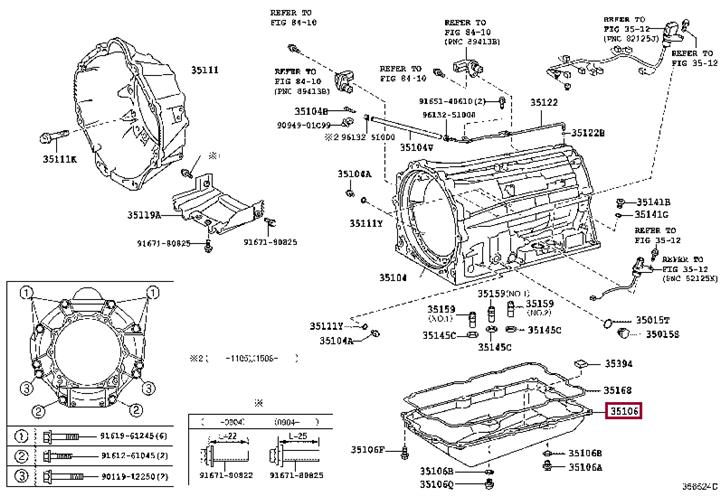 3510660220 Toyota Поддон масляный двигателя