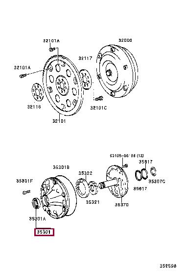 3530150020 Toyota Насос масляный АКПП