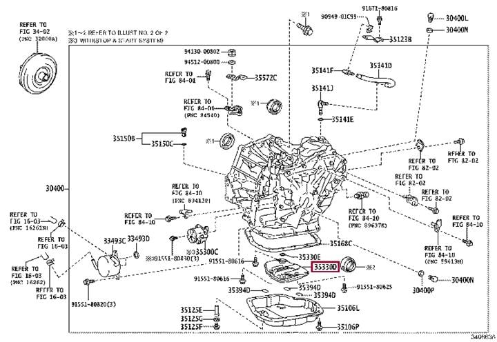 Фільтр коробки передач Тойота: 3533012050 Toyota Фільтр АКПП