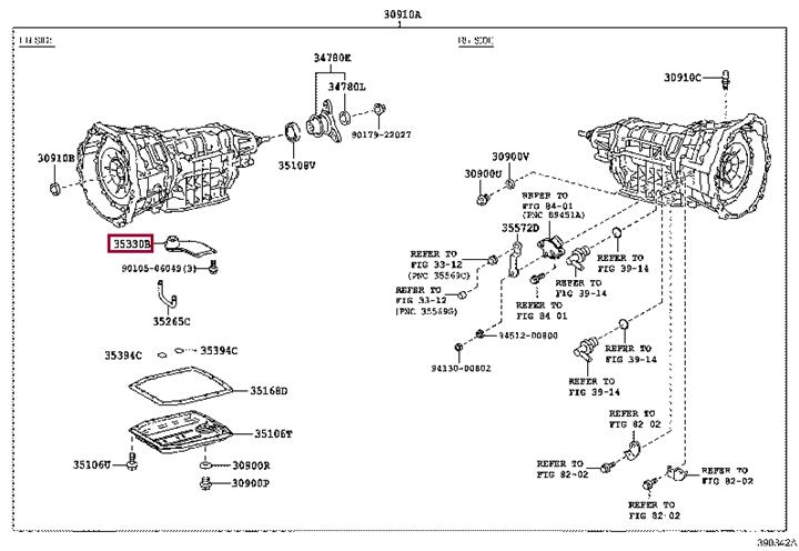 Фильтр АКПП Toyota 35330-30110