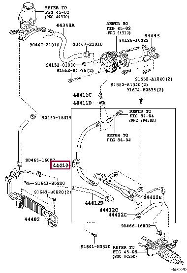 Toyota 44410-60700 Шланг гур высокого давления от насоса до рейки (механизма) 4441060700: Отличная цена - Купить в Украине на EXIST.UA! 4441060700 Toyota Шланг гур высокого давления от насоса до рейки (механизма)