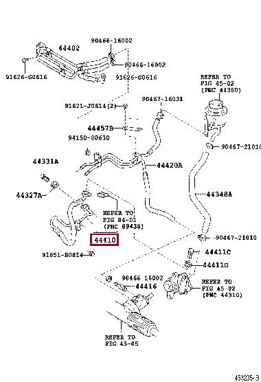 Toyota 44411-60650 Tube assy, pressure feed 4441160650: Отличная цена - Купить в Украине на EXIST.UA! 4441160650 Toyota Tube assy, pressure feed