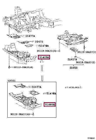 5140560220 Toyota Защита двигателя