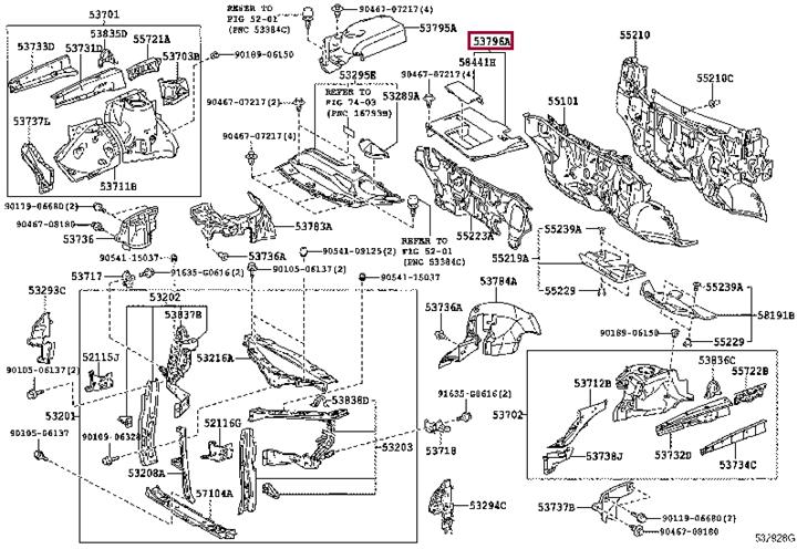 5379648071 Toyota Защита двигателя