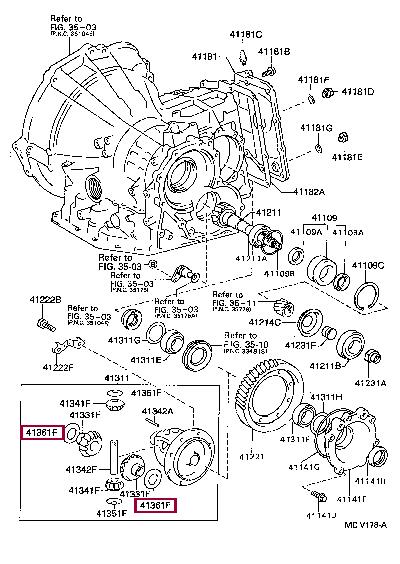 4136117020 Toyota Шайба опорная сателлитов дифференциала