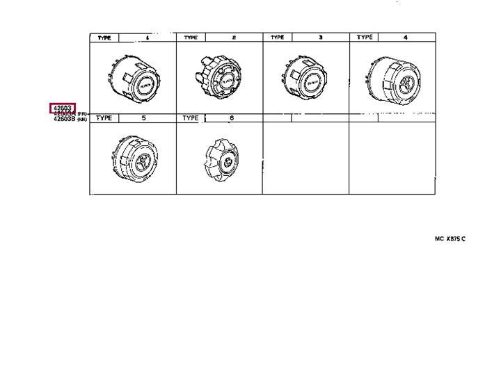 Купить Toyota 42603-60202 по низкой цене в Украине!