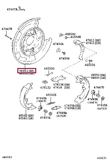 Купить Toyota 46503-48020 по низкой цене в Украине!
