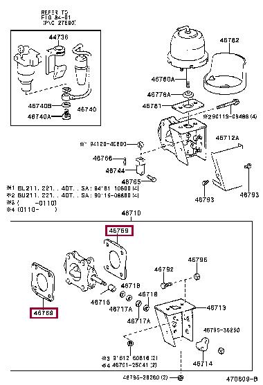 4675936040 Toyota Прокладка профилированная