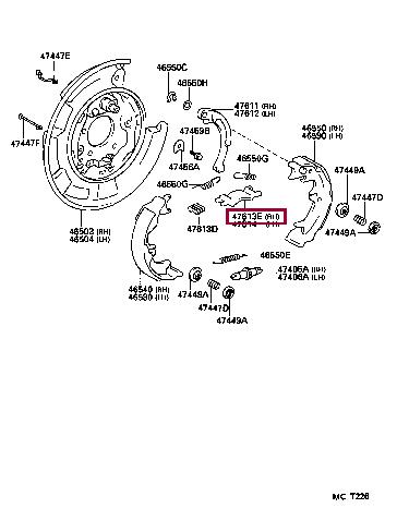 Купить Toyota 47613-20040 по низкой цене в Украине!