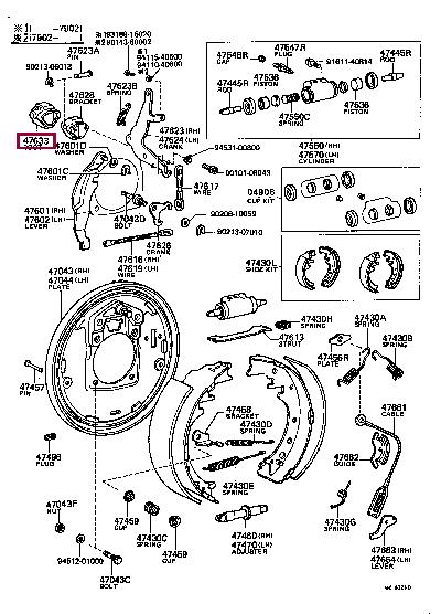 Колпачок Toyota 47633-35020
