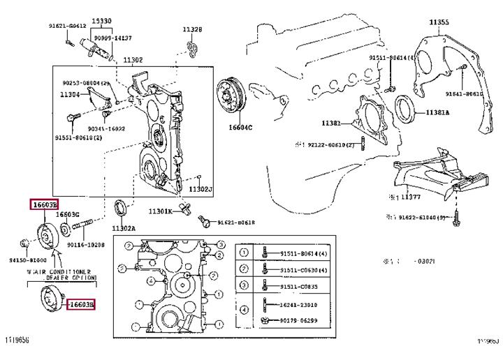 884410D010 Toyota Ролик обводной ремня поликлинового (приводного)