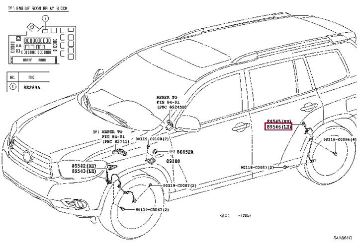 8954648040 Toyota Датчик частоты вращения