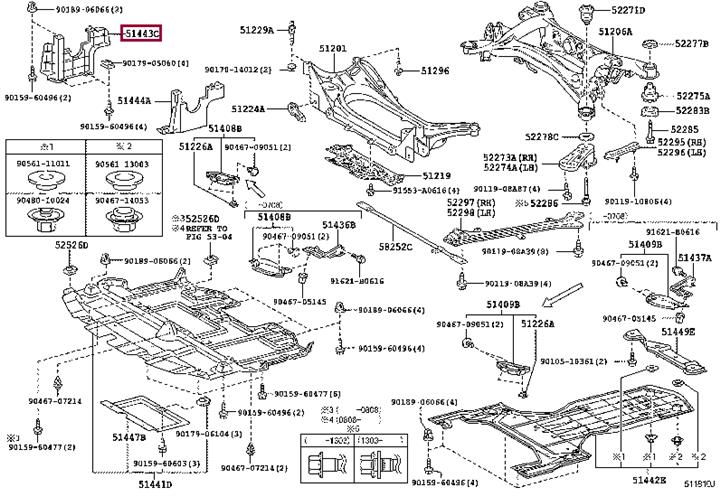 5144330141 Toyota Защита двигателя