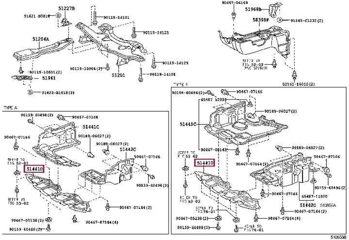 5145113030 Toyota Cover, engine under