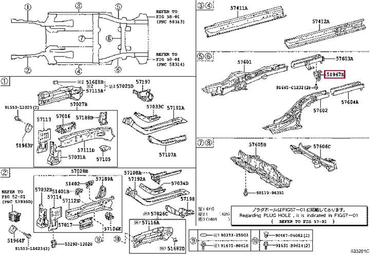 5196812180 Toyota Петля