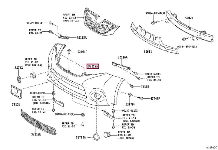 Купить Toyota 52119-08903 по низкой цене в Украине!