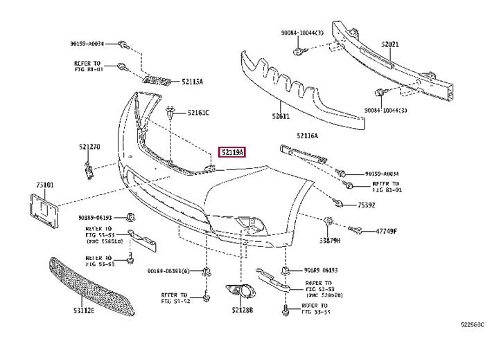 Купити Toyota 52119-08904 за низькою ціною в Україні!