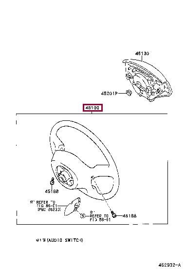 4510002390B0 Toyota Кермо