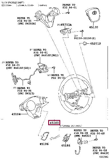 4510012F80C0 Toyota Рулевое колесо