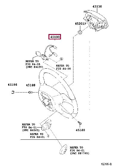 4510024340E3 Toyota Рулевое колесо