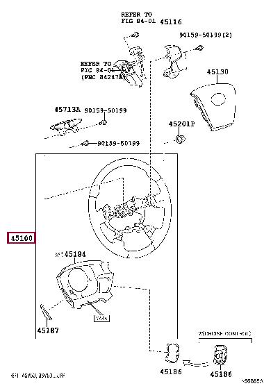 4510033850C0 Toyota Рулевое колесо