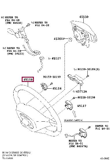 4510042180B0 Toyota Рулевое колесо