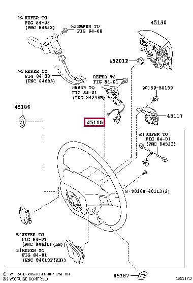 4510042190B0 Toyota Рулевое колесо