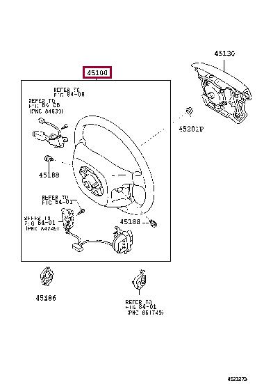 4510050211C1 Toyota Рулевое колесо