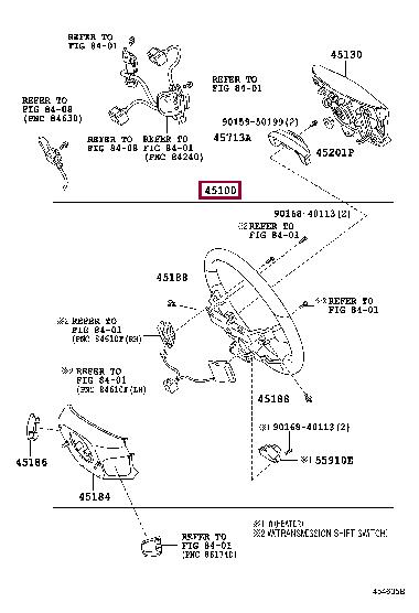 4510050300E1 Toyota Рулевое колесо