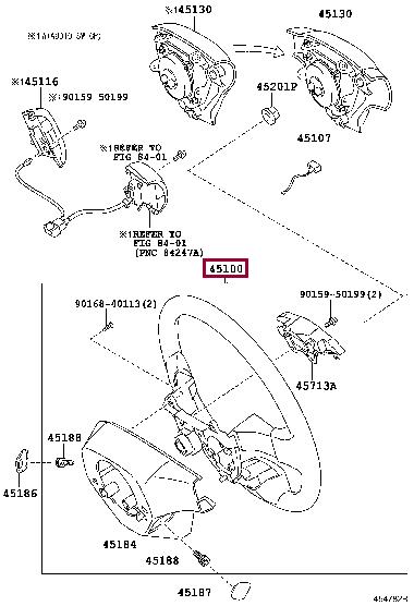 4510068130B0 Toyota Рулевое колесо