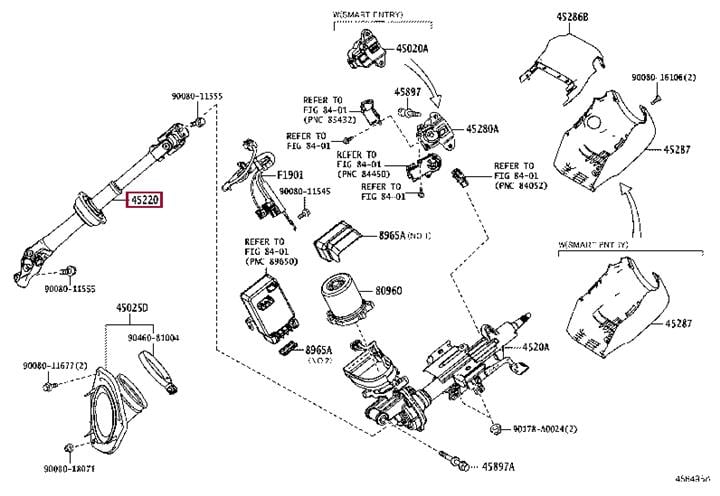 452200E070 Toyota Вал промежуточный