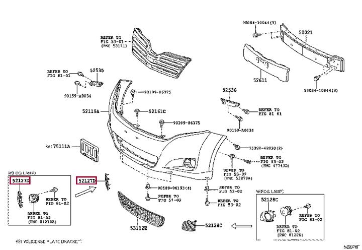 Купить Toyota 52127-0T020 по низкой цене в Украине!