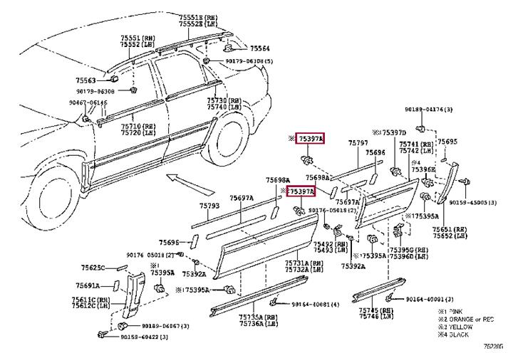 7539748010 Toyota Клипса
