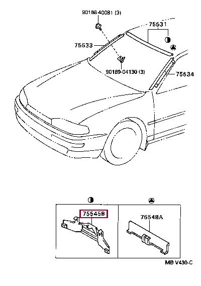 7554532030 Toyota Клипса