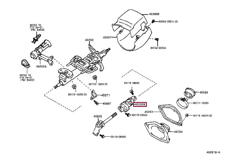 Toyota 45230-33040 Автозапчастина 4523033040: Приваблива ціна - Купити в Україні на EXIST.UA! 4523033040 Toyota Автозапчастина