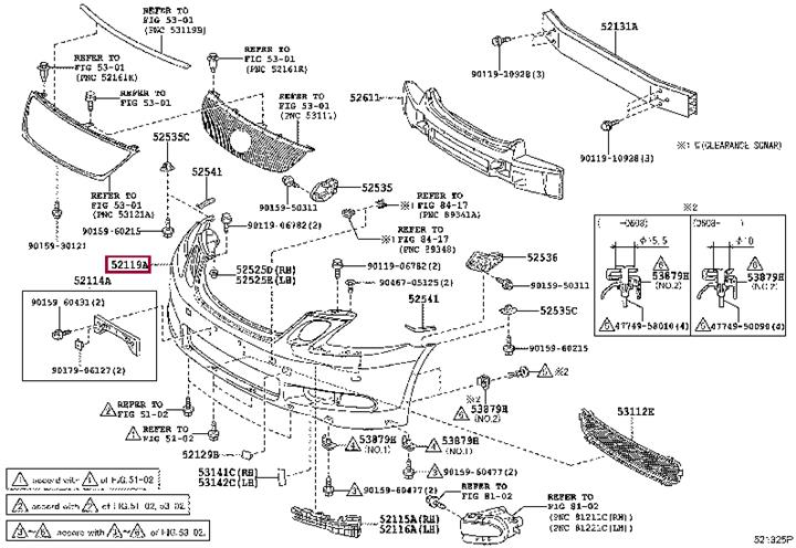 Купить Toyota 52119-30961 по низкой цене в Украине!