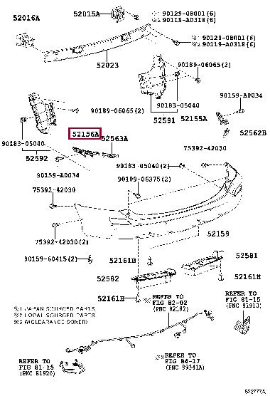 Купить Toyota 52156-0R030 по низкой цене в Украине!
