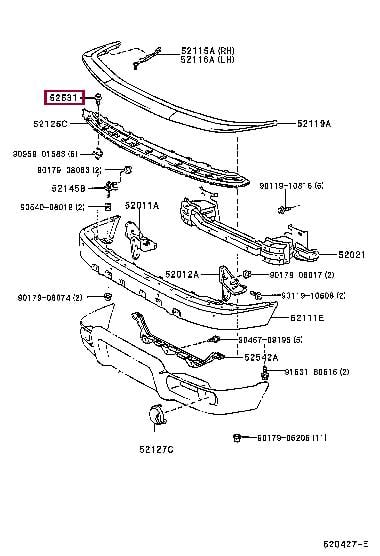 Toyota 52531-35010-C0 Клипса 5253135010C0: Отличная цена - Купить в Украине на EXIST.UA! 5253135010C0 Toyota Клипса