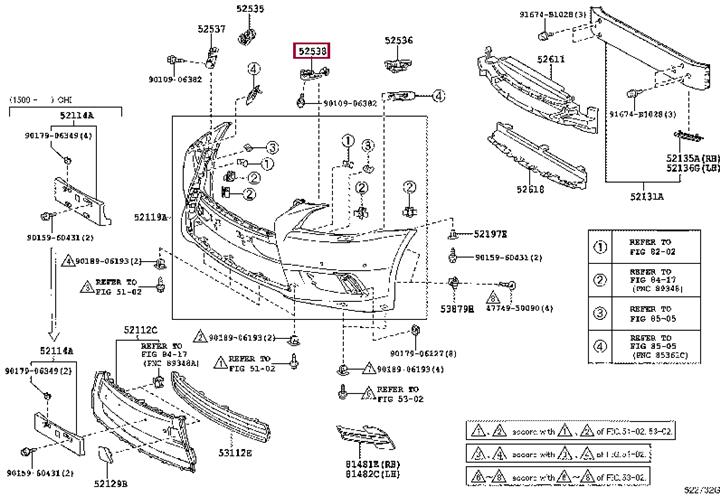 5253850030 Toyota Кронштейн бампера