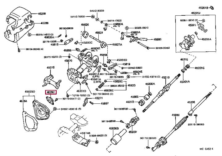 4529235050 Toyota Сальник