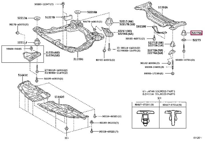 Toyota 5227506051 Автозапчастина 5227506051: Приваблива ціна - Купити в Україні на EXIST.UA! 5227506051 Toyota Автозапчастина