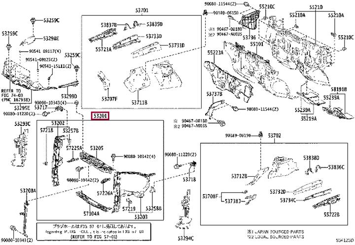 Купить Toyota 53201-0E904 по низкой цене в Украине!