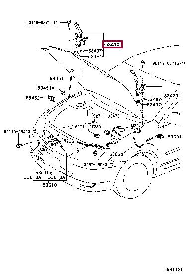 Купить Toyota 53410-12410 по низкой цене в Украине!