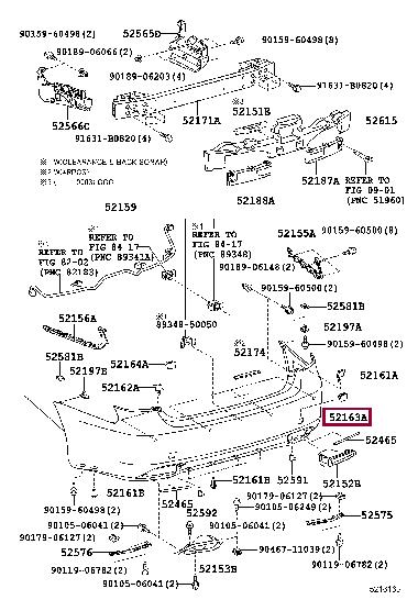 5216150902 Toyota Крепление бампера