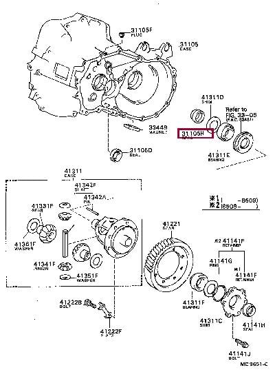 9031135007 Toyota Сальник КПП